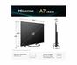 Телевизор Hisense 43' A7Q, 4K Ultra HD 3840x2160, QLED, FALD, Quantum Dot, HDR 10+, HLG, Dolby Vision, Dolby Atmos, Smart TV, WiFi 5GHz, WiFi Direct, BT, Anyview Cast, 3xHDMI, 2xUSB, LAN, CI+, DVB-T2/C/S2, Black