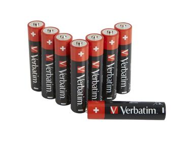 Батерия Verbatim ALKALINE BATTERY AAA 8 PACK (HANGCARD)