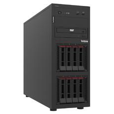Сървър Lenovo ThinkSystem ST250 V3, Xeon E-2436 (6C 2.9GHz 12MB Cache/65W), 1x32GB, O/B, 2.5' HS (8), 5350-8i, HS 800W Titanium, XCC2 Platinum, No DVD