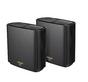 Меш система Asus Mesh WiFi system, ZenWiFi XT8 V2 2PK, AX6600, Tri-Band, coverage up to 510m2, Quad-Core 1.5GHz CPU, 256MB/512MB Flash/RAM, 2.5G port, AiProtection Pro, Adaptive QoS, VPN server/client, IPTV, OFDMA, Beamforming, AiMesh, Black