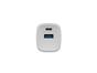 Адаптер Natec USB Charger  Ribera Gan 1X USB-A + 1X USB-C 30W, White