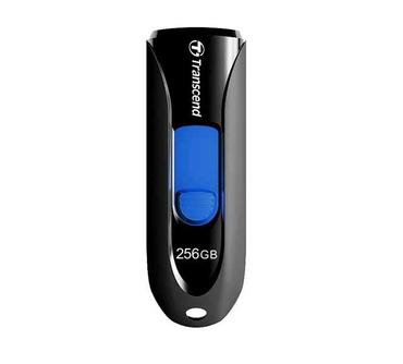 Памет Transcend 256GB, USB3.0, Pen Drive, Capless, Black