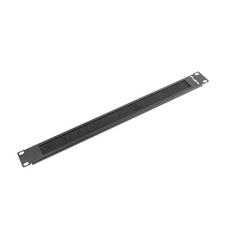 Аксесоар Lanberg 19' brush panel 1U, black