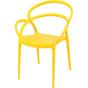 Градински стол МИЛАНО-жълт цвят