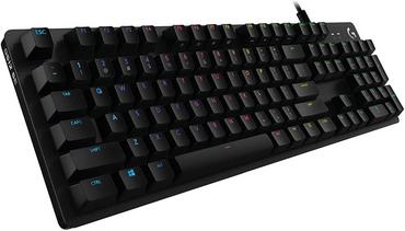 Клавиатура Logitech G512 Carbon RGB Mechanical Gaming Keyboard, GX Blue (Clicky) - CARBON - US INT`L - USB - N/A - INTNL - G512 CLICKY