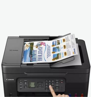 Мастилоструйно многофункционално устройство Canon PIXMA G4470 All-In-One, Black + Canon GI-41 BK