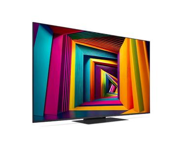 Телевизор LG 55UT91003LA, 55' 4K UltraHD TV 4K (3840 x 2160), DVB-T2/C/S2, webOS 24 Smart TV, ThinQ AI, Alpha 5 AI 4K Gen7, WiFi, HDR10 pro, HLG, ALLM/HGiG, AI Upscaling, AI Sound(Virtual 9.1.2 Up-mix), AirPlay, Quick Card, HDMI eARC, CI, LAN, USB, Blueto