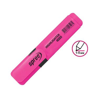 Текст маркер Spree розов