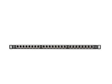 Пач панел Lanberg patch panel 24 port 0.5U CAT.6 shielded, black