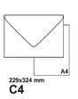 Плик за секретна поща С4 229х324 50 бр