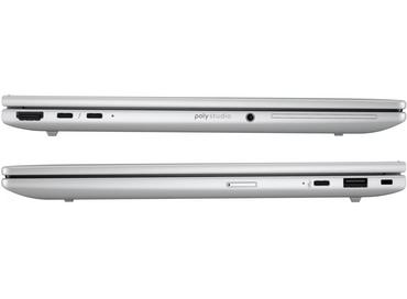Лаптоп HP EliteBook 8 G1i AI 13' Pike Silver, Ultra 7-255U(up to 5.2GH/12MB/12C), 13.3' WUXGA AG 400nits, 32GB On-board, 1TB PCIe SSD, WiFi 7 + BT 5.4, Backlit Kbd, FPR, Smart Card Reader, 3C Batt, Win 11 Pro, 3Y Offsite