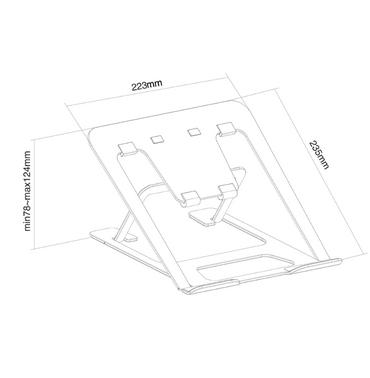 Стойка NewStar Notebook Desk Stand (ergonomic)