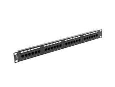 Пач панел Lanberg patch panel 24 port 1U CAT.6, black