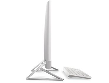 Настолен компютър - всичко в едно Dell 24 All-in-One EC24250, Intel Core i5-1334U (12 MB cache, 10 cores, 12 threads, up to 4.60GHz), 23.8' FHD (1920x1080) AG WVA, 16GB, 2x8GB, DDR5, 5200 MT/s, 512GB M.2 PCIe SSD, Intel Iris Xe Graphics, Triangle Stand, 5