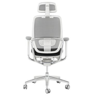 Работен стол СЕЛЕНА-сниман в гръб, регулируем подглавник