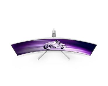 Монитор Philips 49M2C8900L, 48.9' QD-OLED Curved 1800R, 5120x1440@144Hz, 0.03 GtG, 1000cd m/2, 1.000.000:1, Mega Infinity DCR, Adaptive Sync, FlickerFree, Blue Light Soft., 7.5Wx4+DTS, Tilt, Height Adjust, Swivel, 2xHDMI, DP, USB hub
