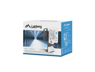 Аксесоар Lanberg closed-loop thermostat 10A for rack cabinets with 19' ear and terminal block, grey