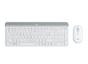 Комплект Logitech Slim Wireless Keyboard and Mouse Combo MK470 - OFFWHITE