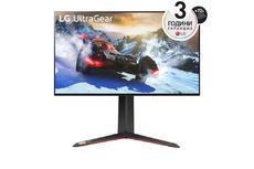 Монитор LG 27GP95RP-B, 27', UltraGear Nano IPS 1ms, AG, UHD 4K (3840x2160), 144Hz (up to 160 Hz), HDR 600, 1000:1, 400cd/m2, DCI-P3 98%, USB3.0 (1up/2down), 4K & VRR Up to 120Hz, AMD Free-sync, NVIDIA G-Sync, HDMI 2.1, DP, Height Adjustable, Pivot, Tilt,