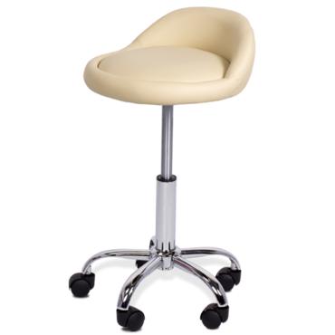 Бар стол МИЛИЦА - крем, еко кожа