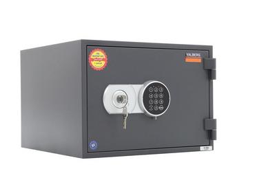 Метален сейф FRS PMT 32 - сив, затворен, сниман отпред, ел. заключване