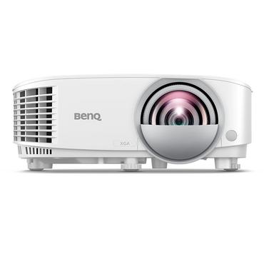 Мултимедиен проектор BenQ MX825STH, Short Throw, 81'@1m, XGA 1024X768, 3500 AL, 20000:1, VGA, RCA, S-Video, 2xHDMI, Audio In/Out, Speaker 10W, USB (Type A) x1, LAN (RJ45) x1, 2.6 Kg, IEC62368, Optional interactive kit(PW02/PT12)