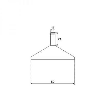 Тапа за статичност - хромирана