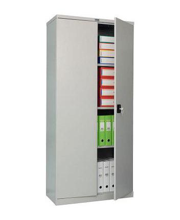 Архивен шкаф PMT с 4 отделения 190x100x50 см - сниман отпред, с дясна врата отворена