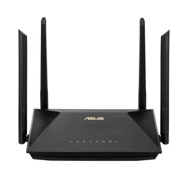 Рутер Asus Wireless Router,RT-AX1800U, AX1800, Dual-Band, Dual-Core 1.3GHz CPU, 128MB/256MB, Gigabit, Instant Guard, Traditional QoS, VPN server/client, IPTV, OFDMA, Beamforming, AiMesh,Black