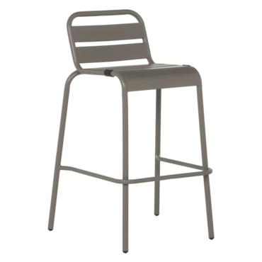 Бар стол ШАНИ- снимка отпред, цвят капучино