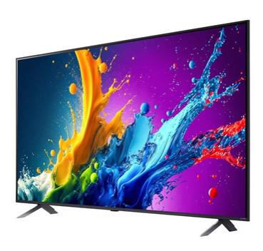Телевизор LG 50QNED80T3A, 50' 4K QNED HDR Smart TV, 3840x2160, DVB-T2/C/S2, Alpha 5 AI 4K Gen7, HDR 10 PRO, webOS 24 ThinQ, 4K Upscaling, WiFi 5, Voice Controll, Bluetooth 5.1, AirPlay 2, LAN, CI, HDMI, SPDIF, 2 pole Stand , Silver