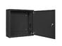 Комуникационен шкаф Lanberg rack cabinet 19' wall-mount 6U+3u/540x200 low-profile black (assembled)