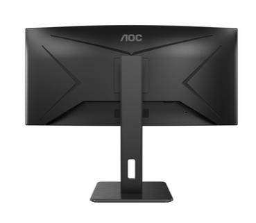 Монитор AOC CU34P2A, 34' Curved 1500R, VA, WLED, 3440x1440@100Hz, 4ms GtG, 1ms MPRT, 300cd m/2, 3000:1, 50M:1 DCR, Adaptive Sync, FlickerFree, Low Blue Light , 3Wx2, Tilt, Height Adjust, Swivel, 2xHDMI, DP, USB hub