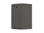 Комуникационен шкаф Lanberg rack cabinet 10' wall-mount 9U/300x300 (flat pack) with glass door black