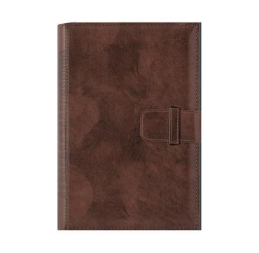 Календар бележник КИНГ в кутия- кафяв цвят