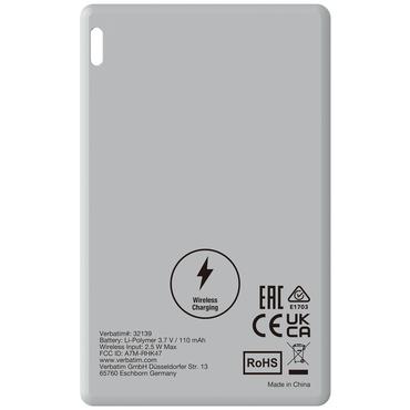 Проследяващо устройство Verbatim MYFCR-01S My Finder Card Bluetooth Item Finder 1 pack Silver