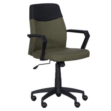 Офис стол ИСКЪР- зелен цвят, два цвята