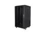 Комуникационен шкаф Lanberg rack cabinet 19' free-standing 22U/600x600 (flat pack) black