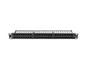 Пач панел Lanberg patch panel 48 port 1U CAT.6, black