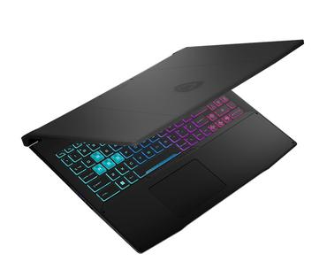 Лаптоп MSI Katana 15 B13VEK, i7-13620H (10C/16T, up to 4.90GHz, 24 MB), GeForce RTX 4050 6GB GDDR6 194 AI TOPS, 15.6' QHD (2560x1440), 165Hz, IPS-Level, 16GB RAM 2x8 (5200)MHz, 512GB PCIe Gen4x4 SSD, WiFi 6E, BT5.3, 4-Zone RGB Kbd, NO OS, 53.5 Whrs, 2.25 