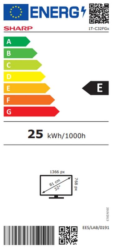 Телевизор Sharp 32FG2EA, 32' LED Android TV, HD 1366x768, 1 000 000: DVB-T/T2/C/S/S2, Active Motion 400, Speaker 2x6W, Dolby Digital, Google Assistant, Chromecast Built-in, 3xHDMI, 3.5mm Headphone jack / line-out, CI+, USB, Wi-Fi, Bluetooth, LAN, Video/Au