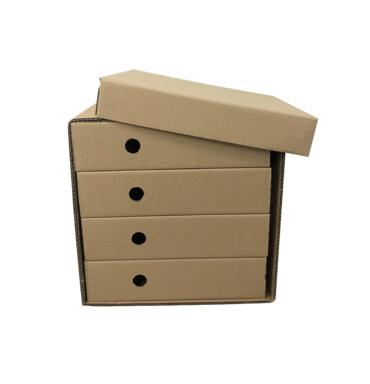 Кашон кафяв пет пласта с капак