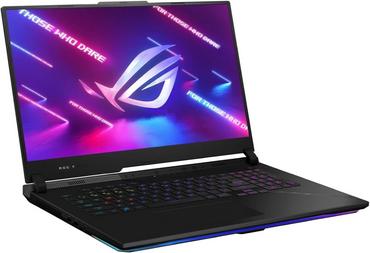 Лаптоп Asus ROG Strix SCAR 17 G733PYV-LL046W,AMD Ryzen 9 7945HX3D ,17.3' WQHD (2560 x 1440) 16:9, 240Hz,32GB DDR5 4800MHz (2x16GB), 1TB + 1TB PCIe 4.0 (RAID 0), RTX 4090,16GB DDR6, WiFi 6, RGB Per-Key Kbd, Win 11 ,Off Black