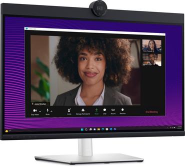 Монитор Dell P2724DEB, 27.0' Video Conferencing AG, IPS, 5ms, 1000:1, 350 cd/m2, QHD (2560x1440), 99% sRGB, Webcam, 2x5W speakers, Microphone, USB-C up to 90W PD, USB 3.2, HDMI, DP, RJ45, Height, Swivel, Tilt, Pivot, Black