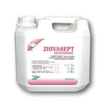 Дезинфектант за ръце Живасепт глюконат 5 л спрей