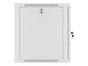 Комуникационен шкаф Lanberg rack cabinet 19' wall-mount 12U/600x600 for self-assembly with metal door grey (flat pack)